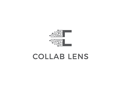 Logo for an AI company. ai app branding c colab design graphic design icon identity lens logo
