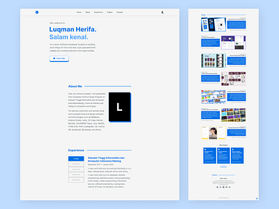 Luqman Herifa: Personal Portfolio v1