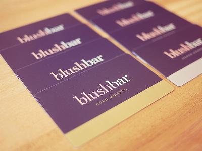 Blushbar - Membership Card Design