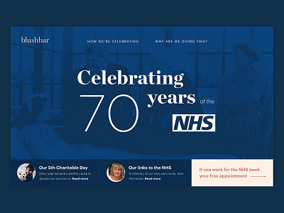 Celebrating 70 years of the NHS adobexd web design