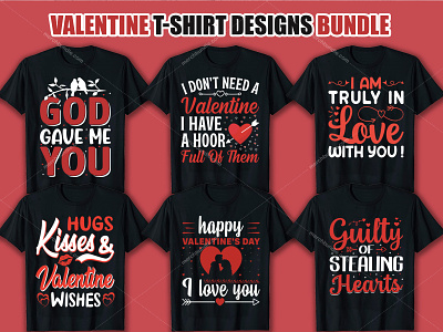 New Valentine T Shirt Designs Bundle best custom t-shirts branding bulk t-shirts custom t-shirts design graphic design illustration logo ui vector