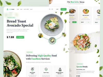 Exploration - Restaurant Website app design food food delivery restaurant ui uidesign webdesign website