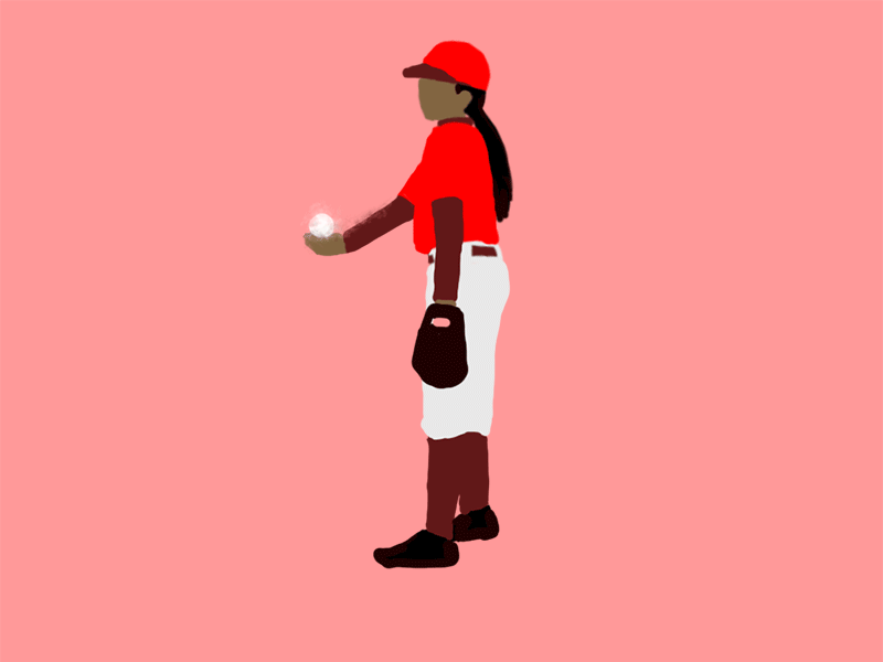 Pitcher animation baseball illustration pitcher