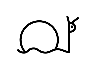 Snail animation character design illustration photoshop symbol ui