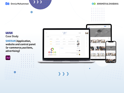 SHERAN | Application, website and control panel ui