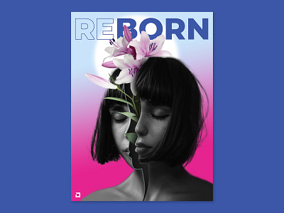 Reborn Poster Design design design process graphic design icon poster poster a day poster art poster design posters typography ui ux vector web