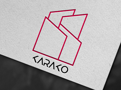 Karako construction company branding design illustration logo logodesign logotype