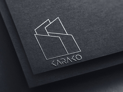 Karako construction company branding design illustration logo logodesign logotype typography