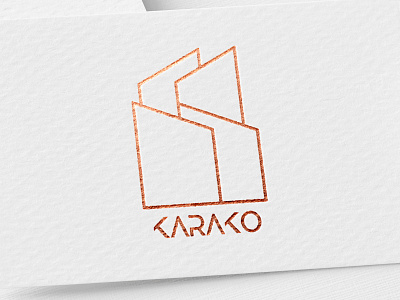 Karako construction company branding design illustration logo logodesign logotype typography