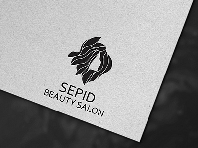 Sepid beauty salon beauty logo beauty salon branding design hairstyle illustration logo logodesign logotype typography