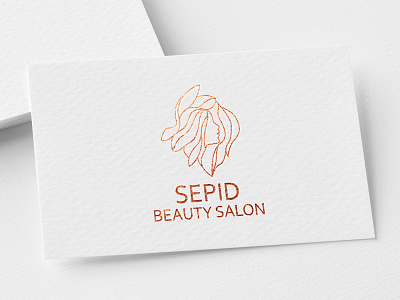 Sepid beauty salon beauty salon branding design hairstyle illustration logo logodesign logotype typography