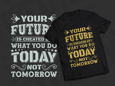 typography t-shirt design