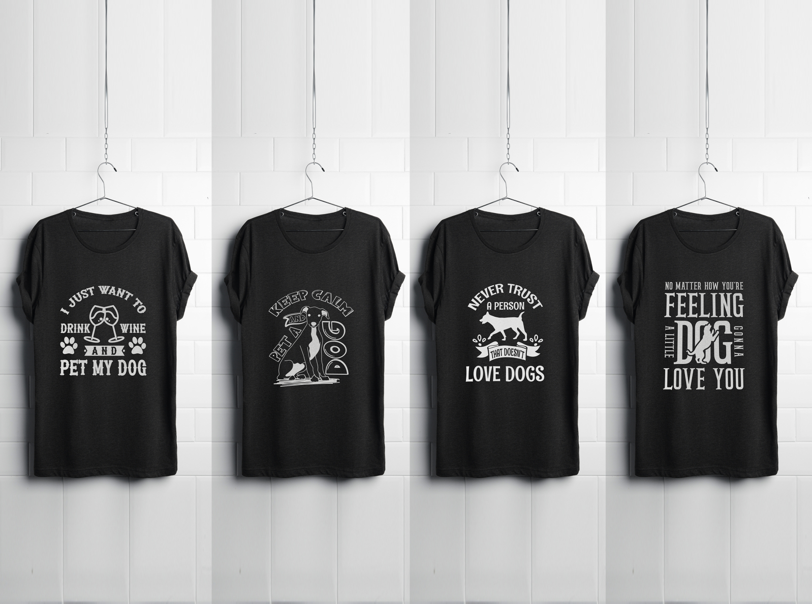 Dog Quotes Typography T-shirt Design by shiam amin on Dribbble