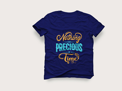 Lettering/typography t shirt design modern