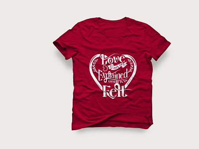 Lettering/typography t shirt design modern