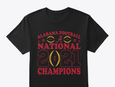 Alabama National 2021 Champions Products | Teespring 2021 alabama champions design football payoffs typography