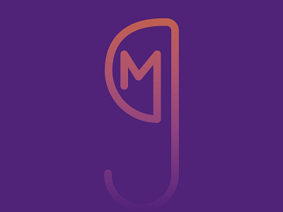 G M logo branding design illustration logo typography