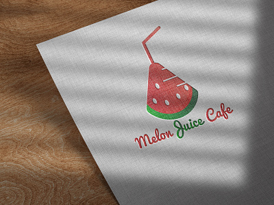 Watermelon Mockup view branding design illustration logo web