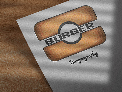 Burgergraphy branding design illustration logo vector