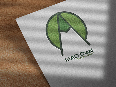 MAD Deal Corporation Logo branding graphic design illustration logo vector