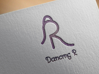 Dancing R branding design graphic design illustration logo