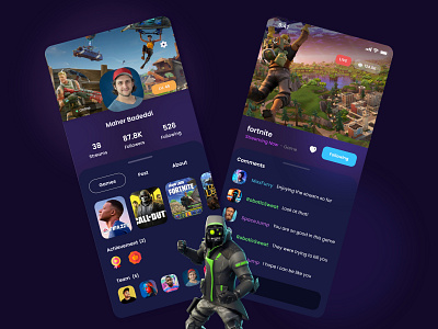 Live Game Streaming App Mobile