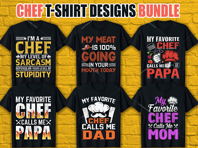 CHEF T-Shirt Designs Bundle branding canva t shirt design chef chef t shirt design chef tshirtdesign design graphic design how to design a shirt how to design a t shirt how to design a t shirt illustration illustrator tshirt design photoshop tshirt design t shirt design software t shirt design t shirt design photoshop tshirt design free