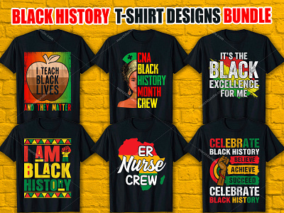 BLACK HISTORY T-Shirt Design Bundle black history t shirt design black history tshirt