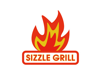 day10 FlameSizzle browncatdesign dailylogochallenge dailylogochallengeday10 logodesign