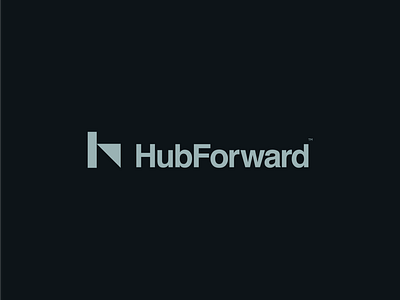 HUBFORWARD brand brandidentity branding design graphic design illustration logo logodesigner minimal typography visualidentity