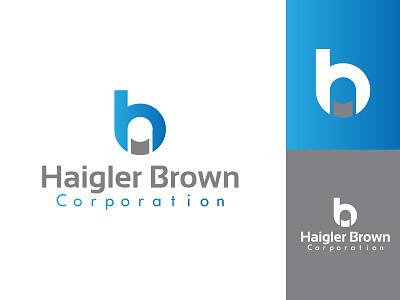 HB brand branding business commerce corporate corporate identity corporation design flat logo logo logo design minimalist logo