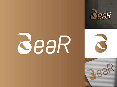 BeaR bear bear logo brand branding commerce design digital marketing flat flat logo logo logo design minimal minimalist logo vector