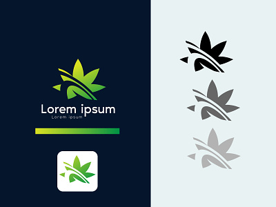 cannabis logo 2021 app logo cannabis cannabis leaf cannabis logo creative logo illustrator logo logo design simple symbol vector logo