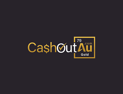 Cashoutau.com Logo design animation app logo branding creative logo design illustration logo logo design symbol vector logo web logo
