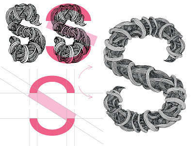 Letter S (sketch/vector)