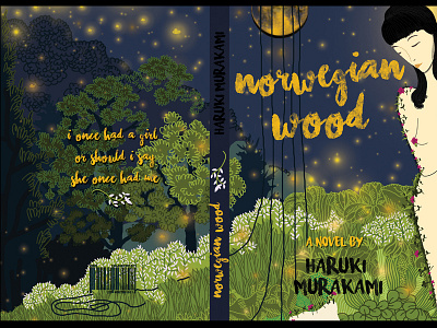 Book Cover Concept/Norwegian Wood-Haruki Murakami book book cover concept cover murakami norwegian wood
