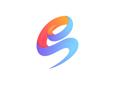 ABSTRACT S LOGO 3d logo maker abstract abstract logo apps logo blue brand brand identity color corporate dribbble gradient logo logodesign logos mockup s s logo