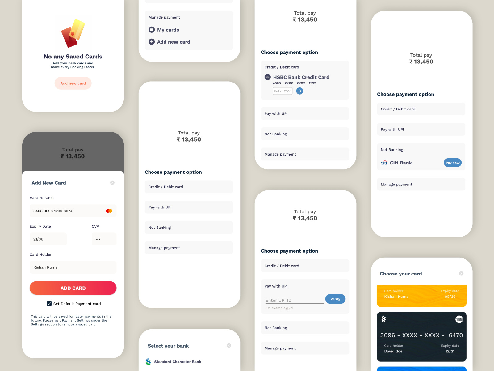 Payment Options App | Finance Mobile App UX/UI Design by Kishan on Dribbble