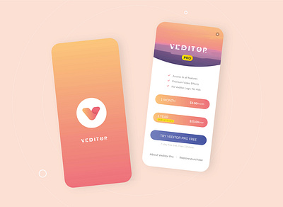 Veditor Pro screen android android design app app design application application design design illustration ios ios app mobile mobile app mobile app design mobile design ui ui design ui ux uiux ux