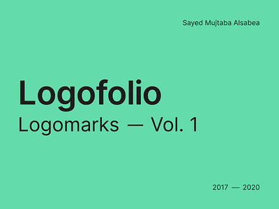 Logofolio Vol. 1 behance brand branding design icons logo portfolio