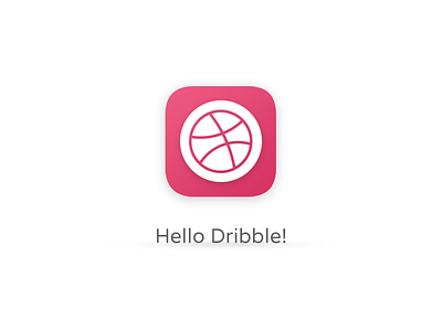 Hello Dribbble! dribbble new player thanks