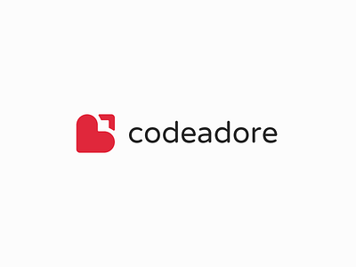 codeadore code logo red