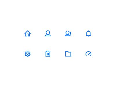 Dashboard icons