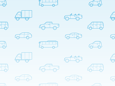 Traffic Pattern blue car icons illustration line pattern tile toro traffic transportation vector