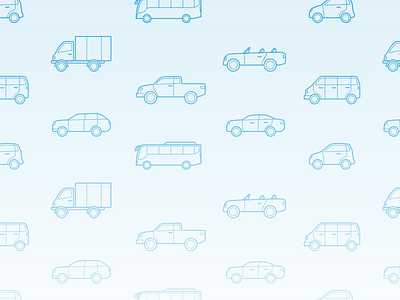 Traffic Pattern blue car icons illustration line pattern tile toro traffic transportation vector