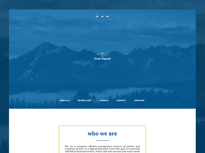 Landing Page - ZK