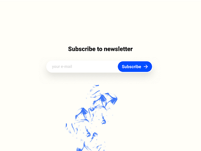 Subscribe to newsletter dailyui input newsletter subscribe