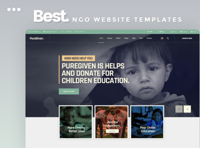 10+ Best NGO Website Templates in 2021