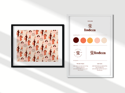 Lindeza Beauty and Slimming Branding brand identity branding design graphic design illustration logo packaging design vector