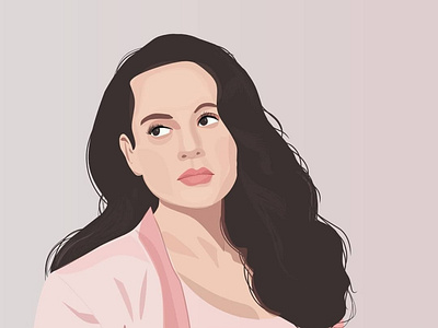 Kangana Ranaut actress art artist design designer designs illustration illustration art ipad minimal